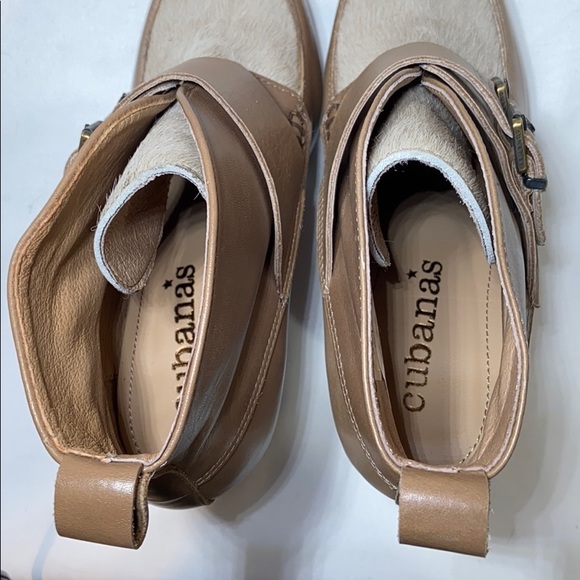 Anthropologie Cubanas Womens Beige Ankle boots 38 - Picture 7 of 8
